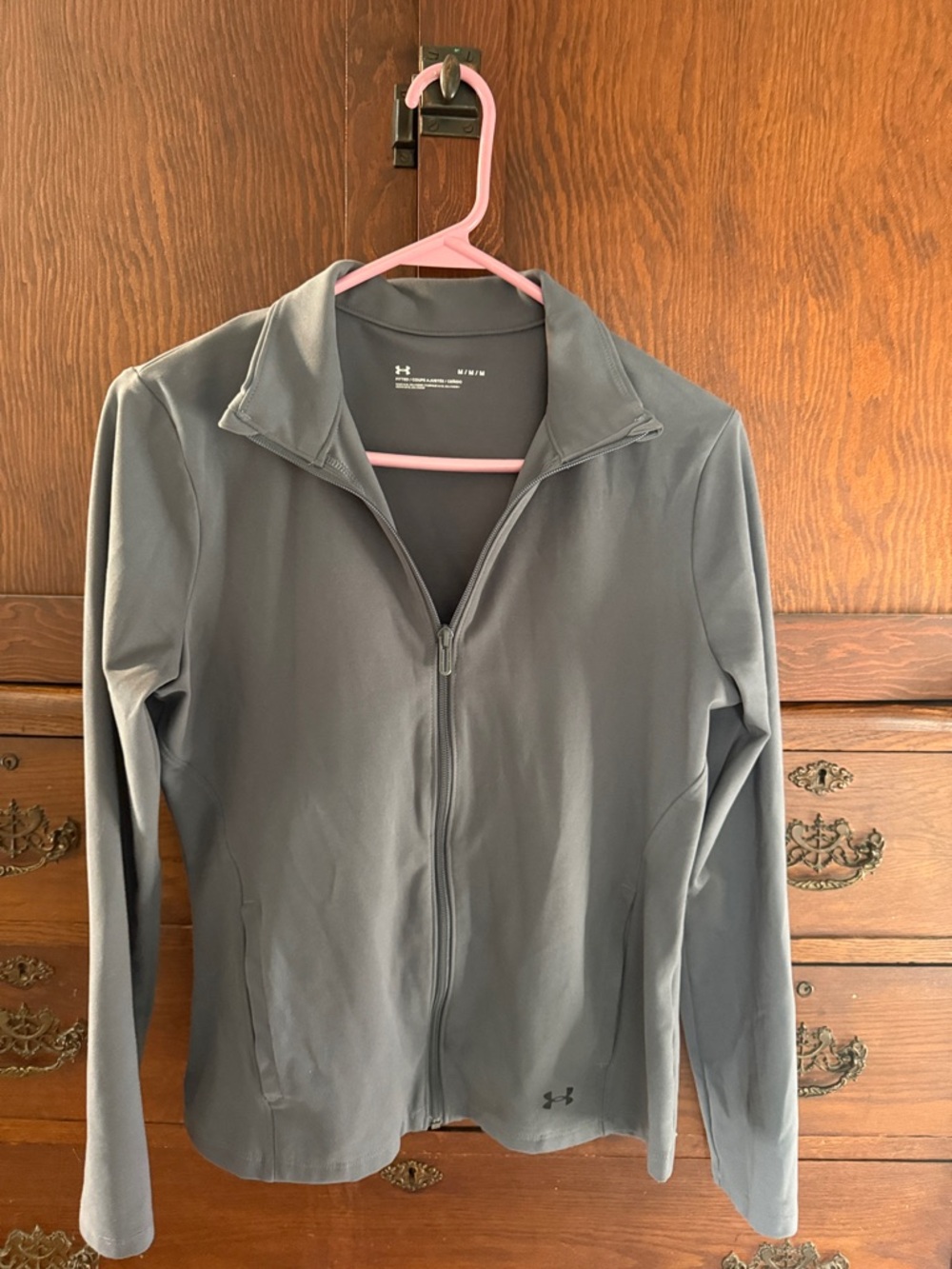 Under Armour Women's Motion Jacket Gray Full-Zip